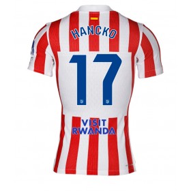 Pánské fotbalový oblečení Atletico Madrid David Hancko #17 Domácí košile 2025-26 Krátkým Rukávem